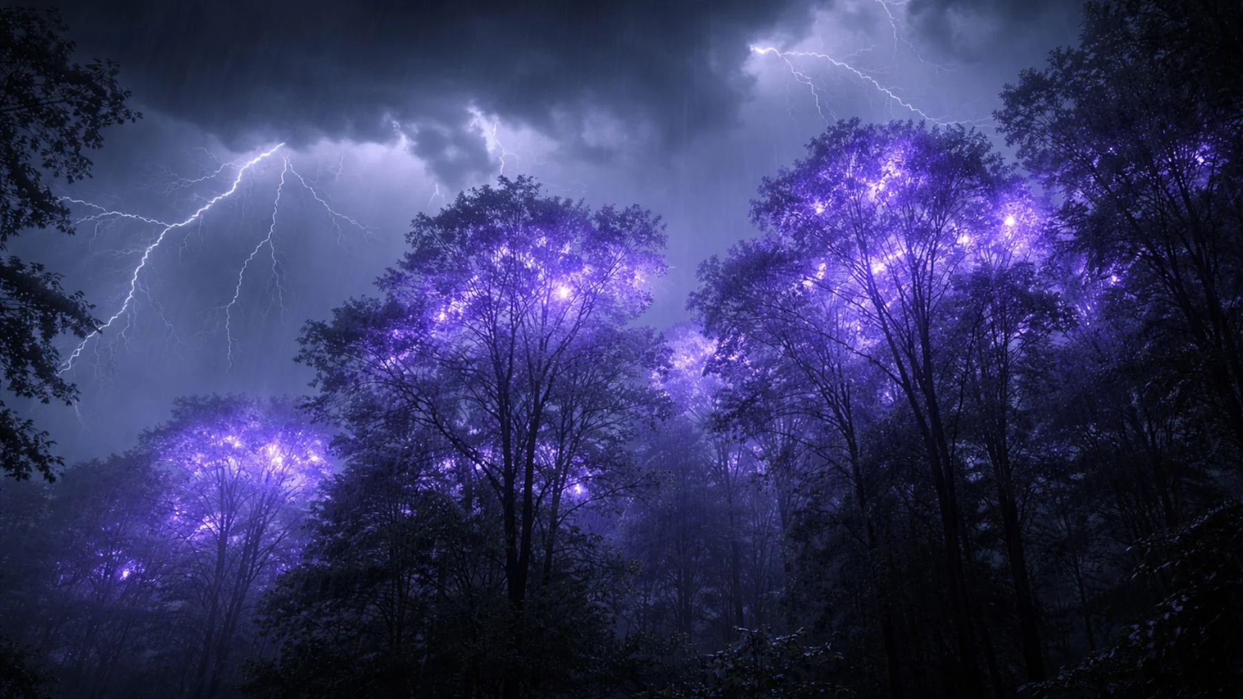 luz violeta en los árboles durante tormentas eléctricas: el misterio que ha descubierto la ciencia luz violeta en los árboles durante tormentas eléctricas: el misterio que ha descubierto la ciencia