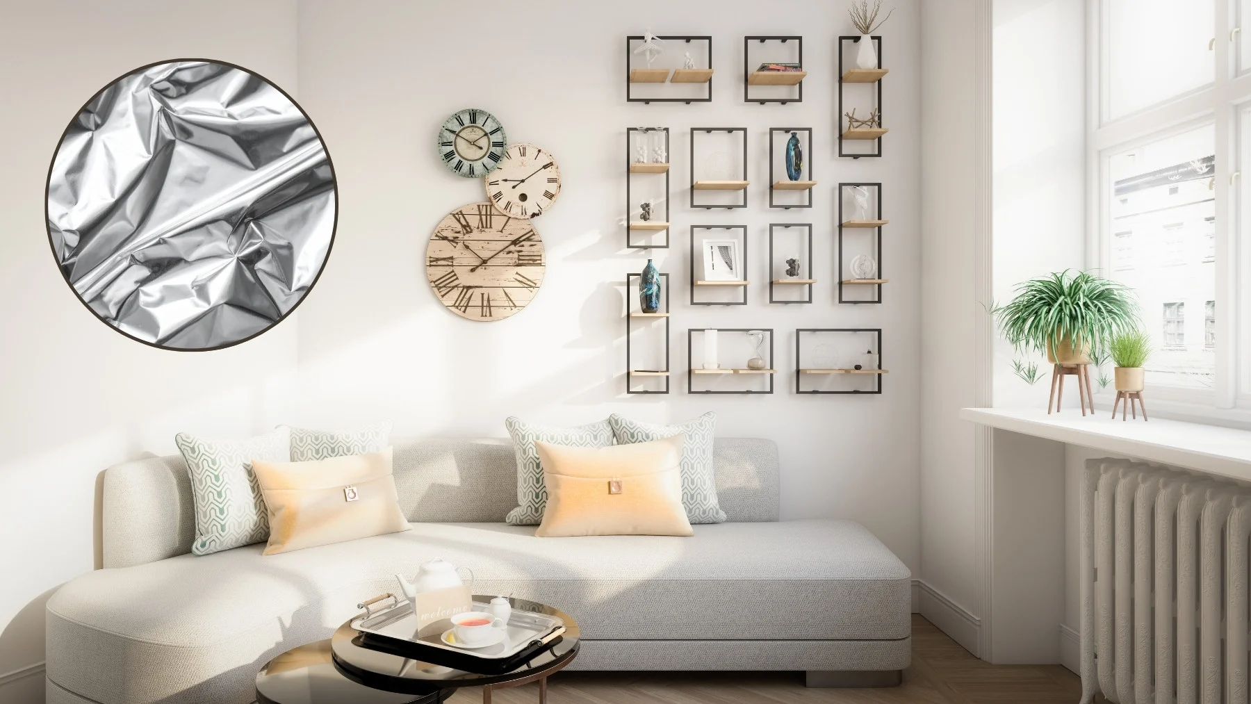 Pegar papel de aluminio en la pared: ¿por qué lo recomiendan los arquitectos? Pegar papel de aluminio en la pared: ¿por qué lo recomiendan los arquitectos?