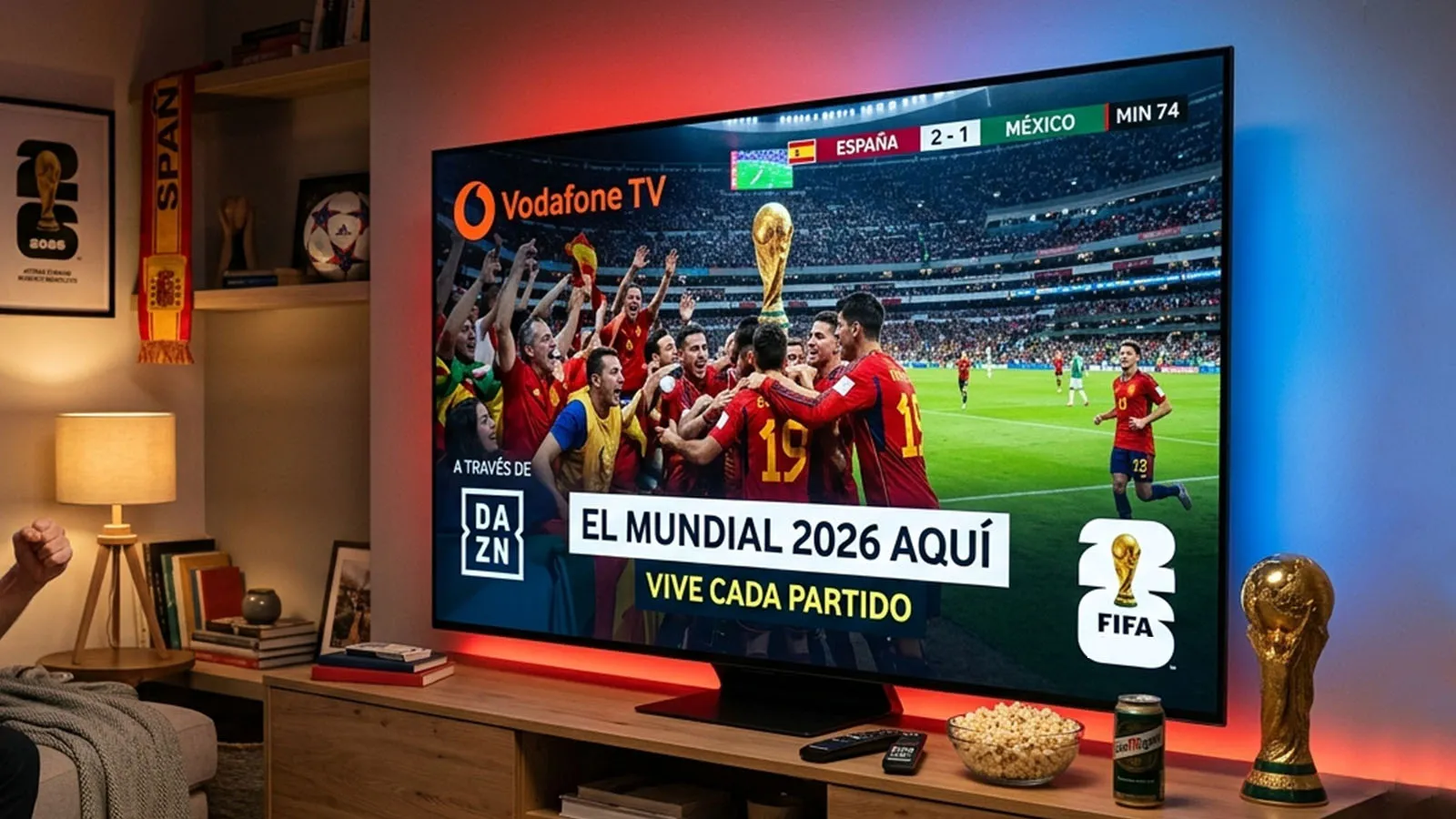 vodafone tv y dazn: cómo ver el mundial 2026 vodafone tv y dazn: cómo ver el mundial 2026