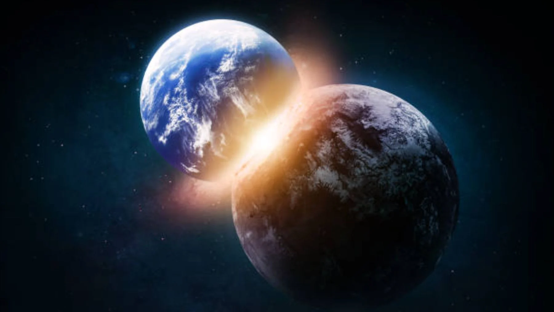 Dos planetas chocan en el espacio y los científicos están asombrados Dos planetas chocan en el espacio y los científicos están asombrados