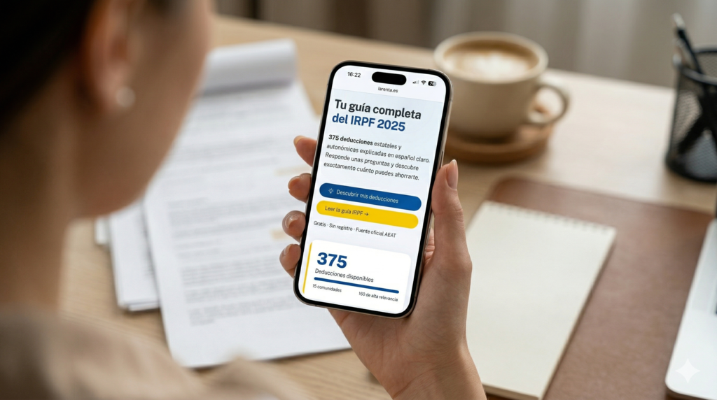 Deducciones Renta 2025: El Buscador Gratis que te Ahorrará Dinero Deducciones Renta 2025: El Buscador Gratis que te Ahorrará Dinero