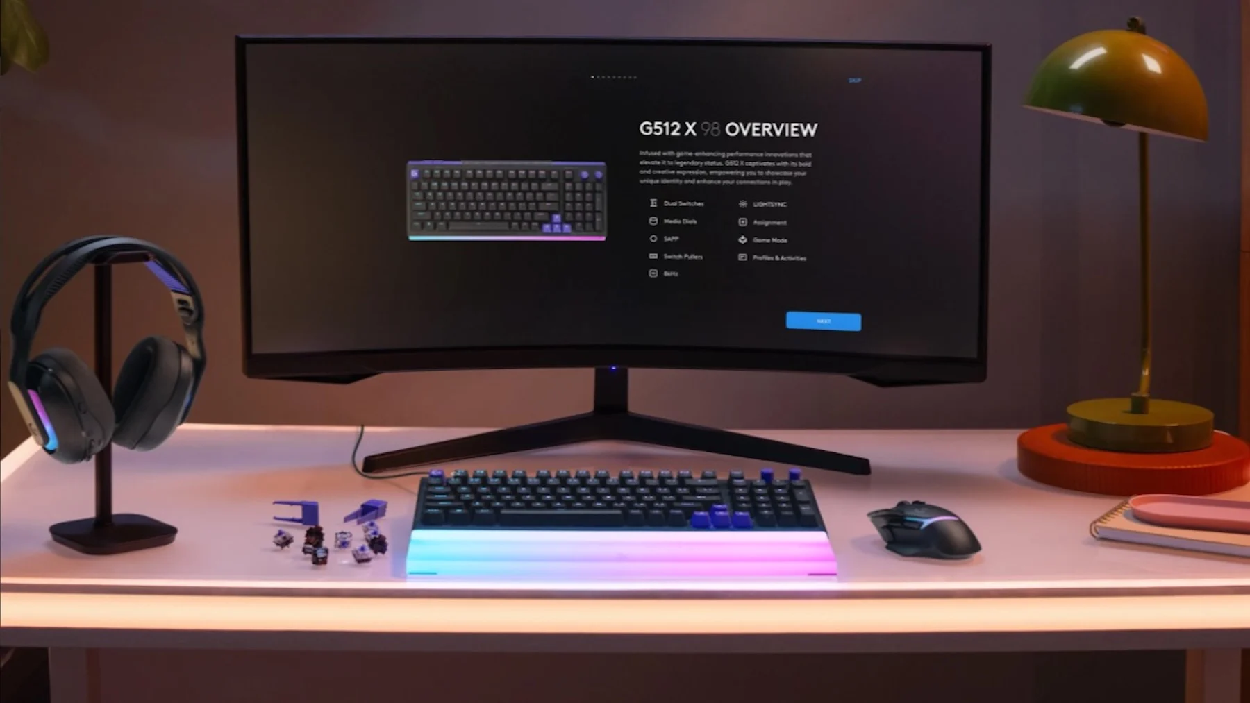Logitech G512 X, el teclado gaming con switches mecánicos y analógicos Logitech G512 X, el teclado gaming con switches mecánicos y analógicos