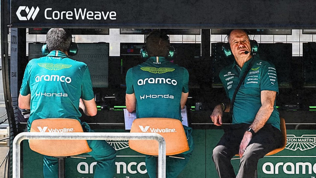 aston martin: el coche más lento de la f1, según newey aston martin: el coche más lento de la f1, según newey