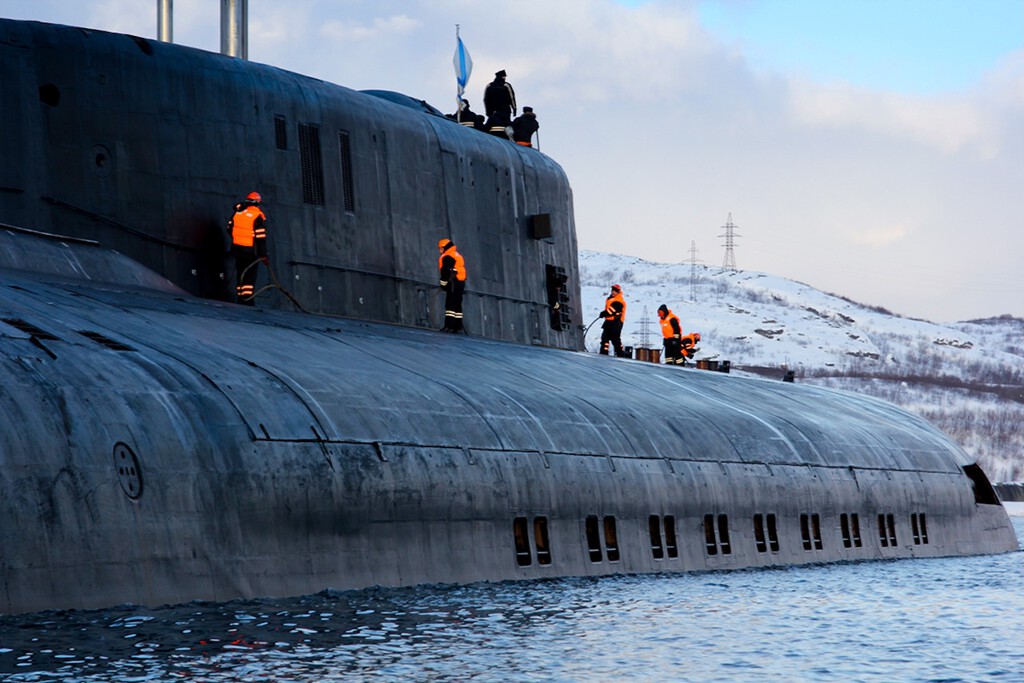 el nuevo submarino ruso que lleva el torpedo Poseidón a 135 m bajo el agua el nuevo submarino ruso que lleva el torpedo Poseidón a 135 m bajo el agua
