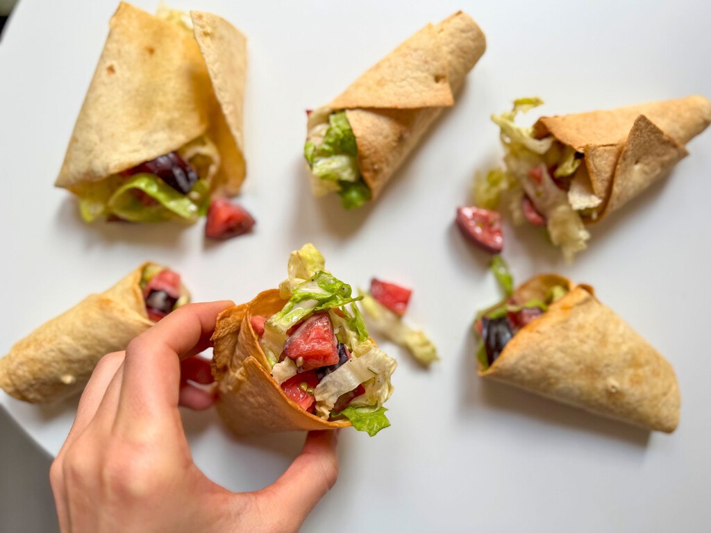 ensalada en cono, la forma más divertida de comer sano en 10 minutos ensalada en cono, la forma más divertida de comer sano en 10 minutos