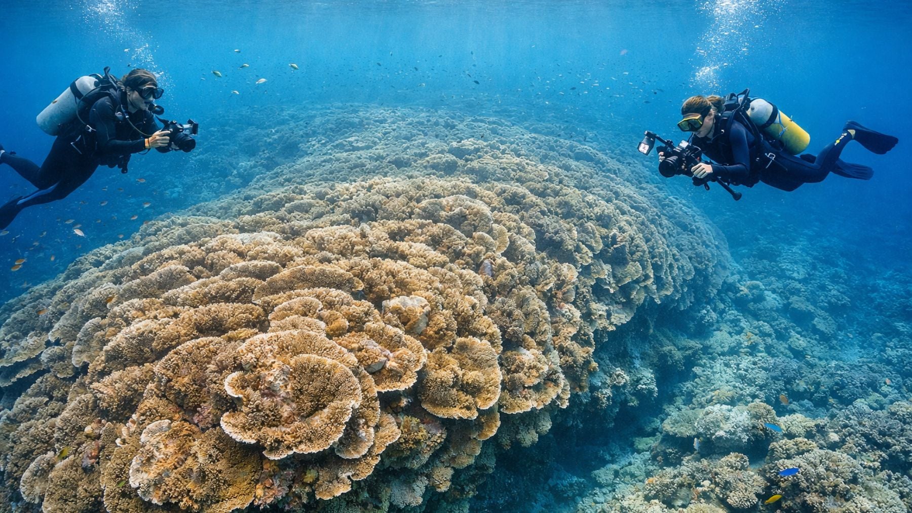 ¡increíble! descubren el coral más grande de la gran barrera de coral ¡increíble! descubren el coral más grande de la gran barrera de coral