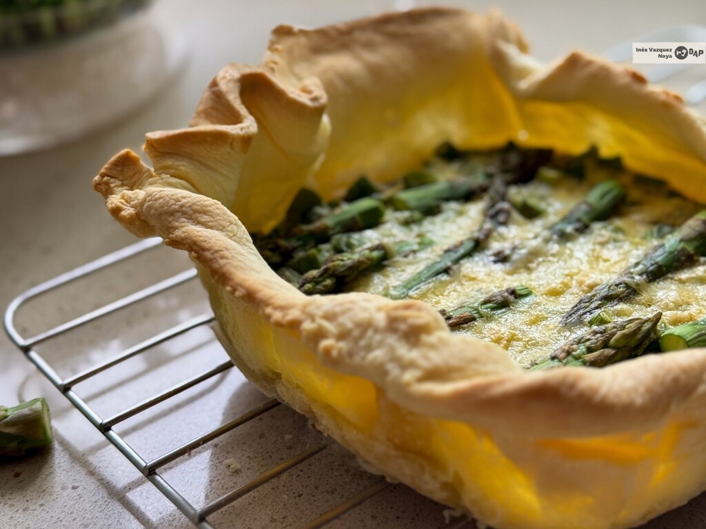 quiche de espárragos trigueros para compartir quiche de espárragos trigueros para compartir