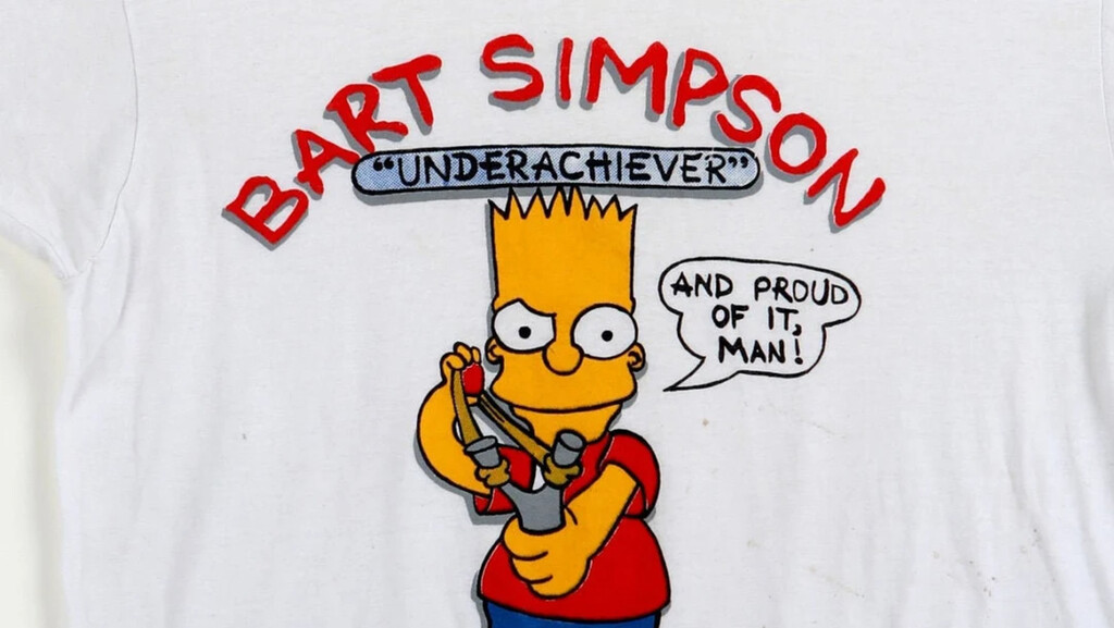 La camiseta de Bart Simpson que causó pánico en Estados Unidos La camiseta de Bart Simpson que causó pánico en Estados Unidos