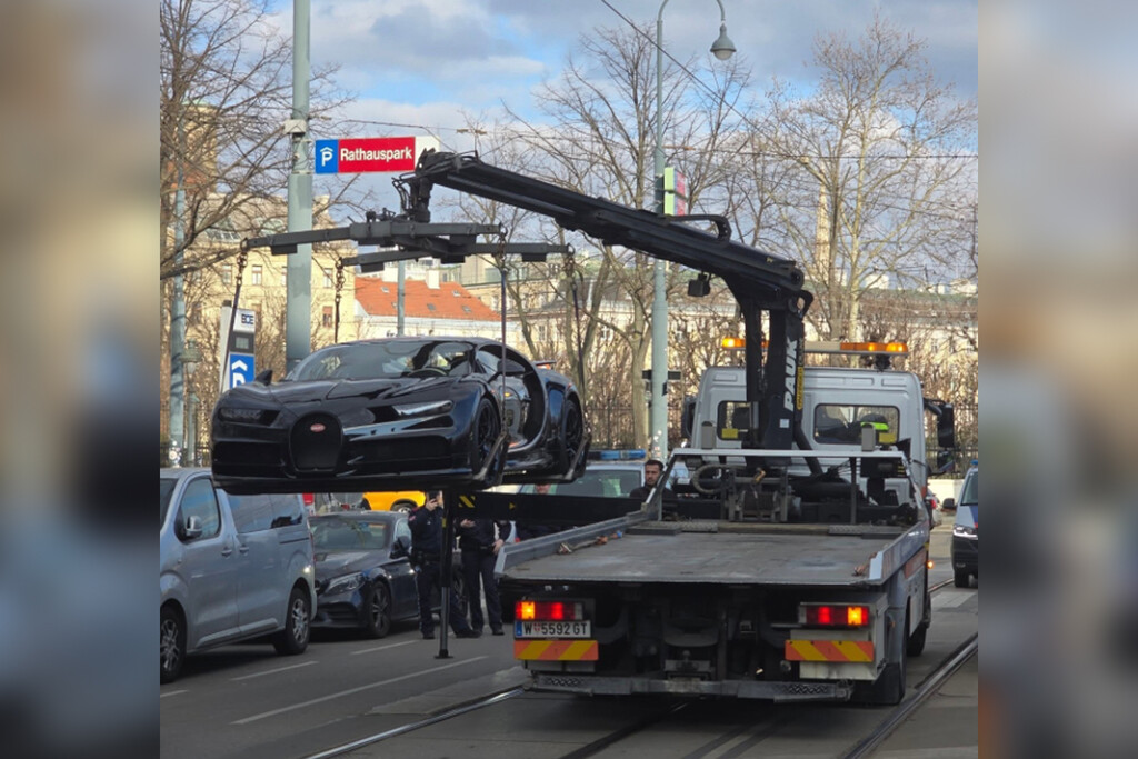 Austria incauta un Bugatti Chiron por exceso de velocidad Austria incauta un Bugatti Chiron por exceso de velocidad