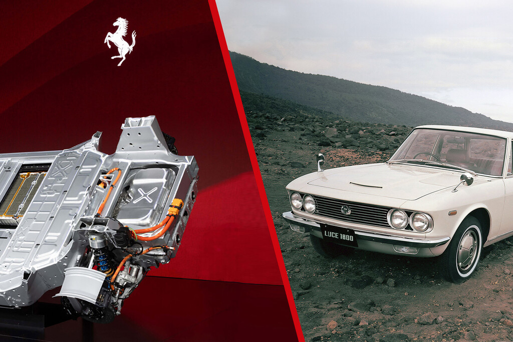 Ferrari Luce: el primer eléctrico de la marca se ve en un lío con un Mazda de hace 35 años Ferrari Luce: el primer eléctrico de la marca se ve en un lío con un Mazda de hace 35 años