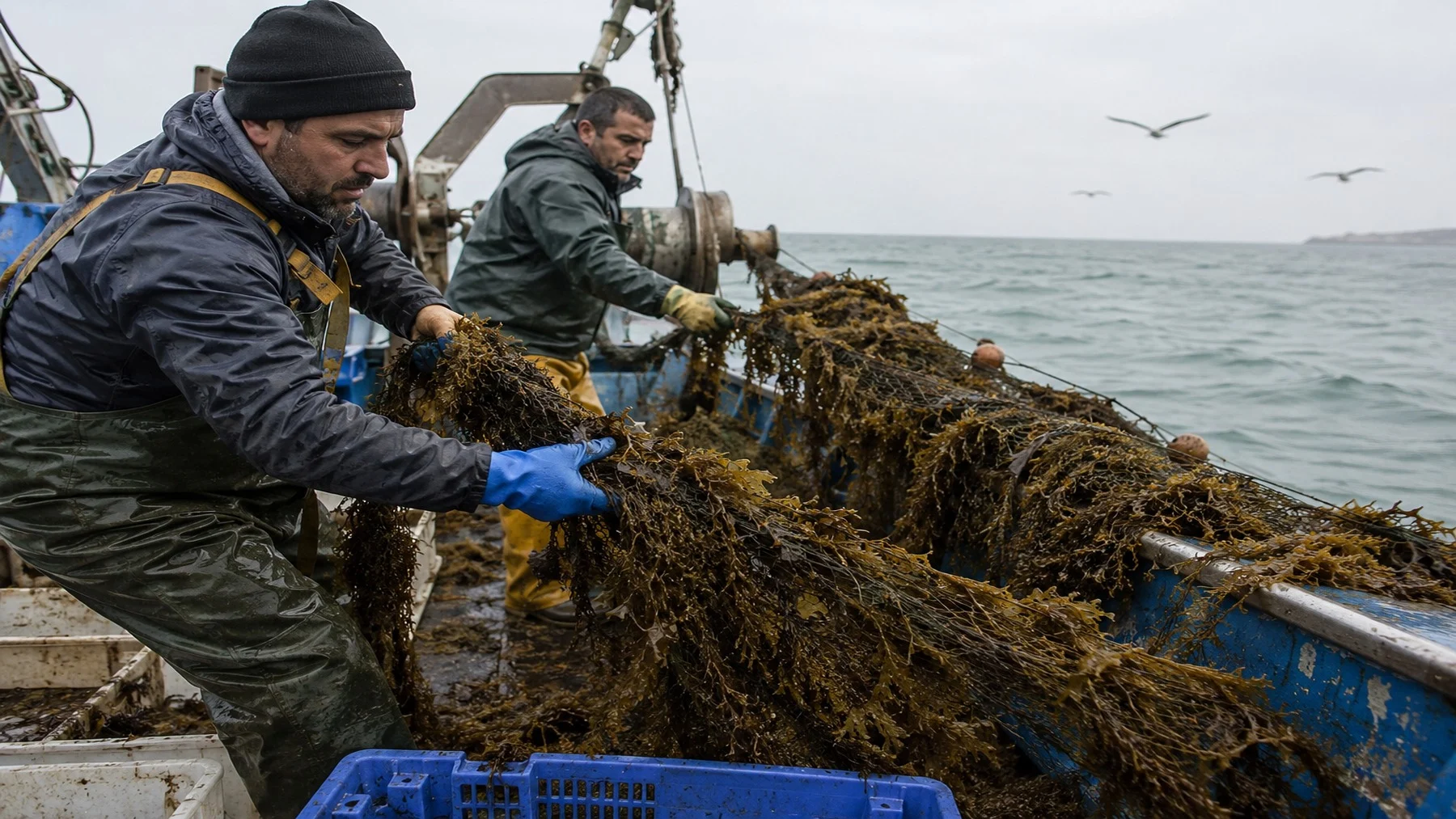 alga invasora: 10 años que amenazan la pesca en Cádiz alga invasora: 10 años que amenazan la pesca en Cádiz