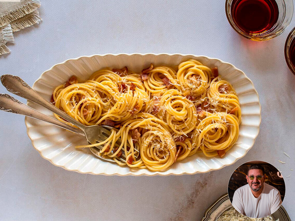 cómo preparar una carbonara con nata sin arruinarla title=