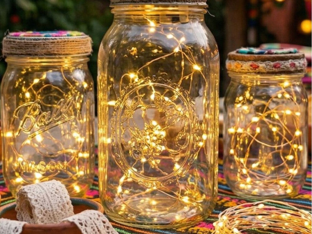 frascos de vidrio: la lámpara casera que transforma tu salón frascos de vidrio: la lámpara casera que transforma tu salón