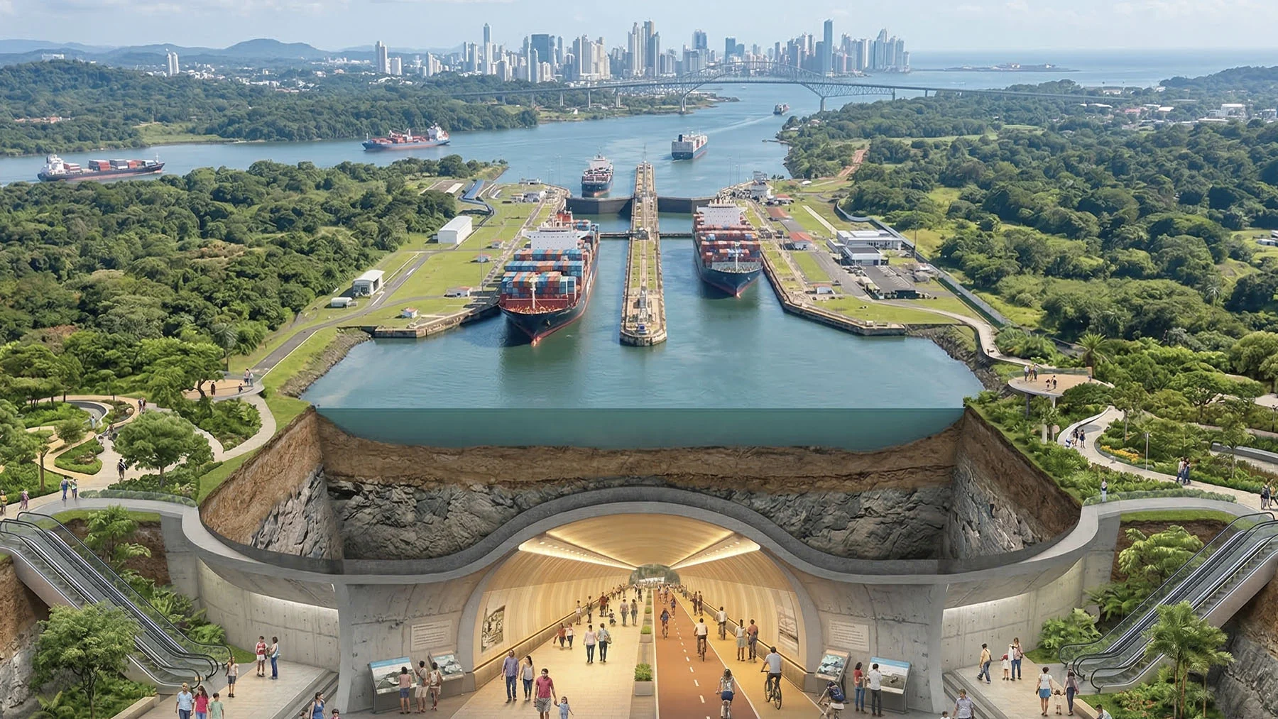 descubre el túnel bajo el canal de panamá que cambiará la forma de cruzarlo descubre el túnel bajo el canal de panamá que cambiará la forma de cruzarlo
