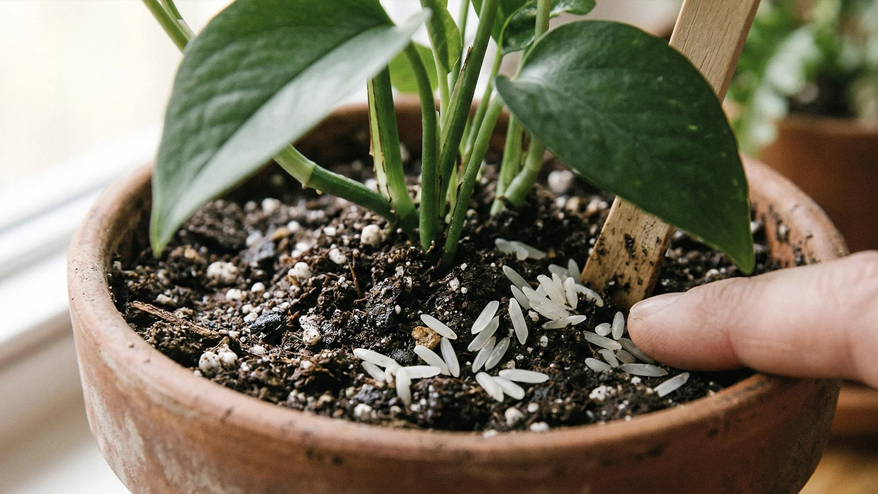 enterrar arroz: el truco secreto que hace crecer tus plantas enterrar arroz: el truco secreto que hace crecer tus plantas