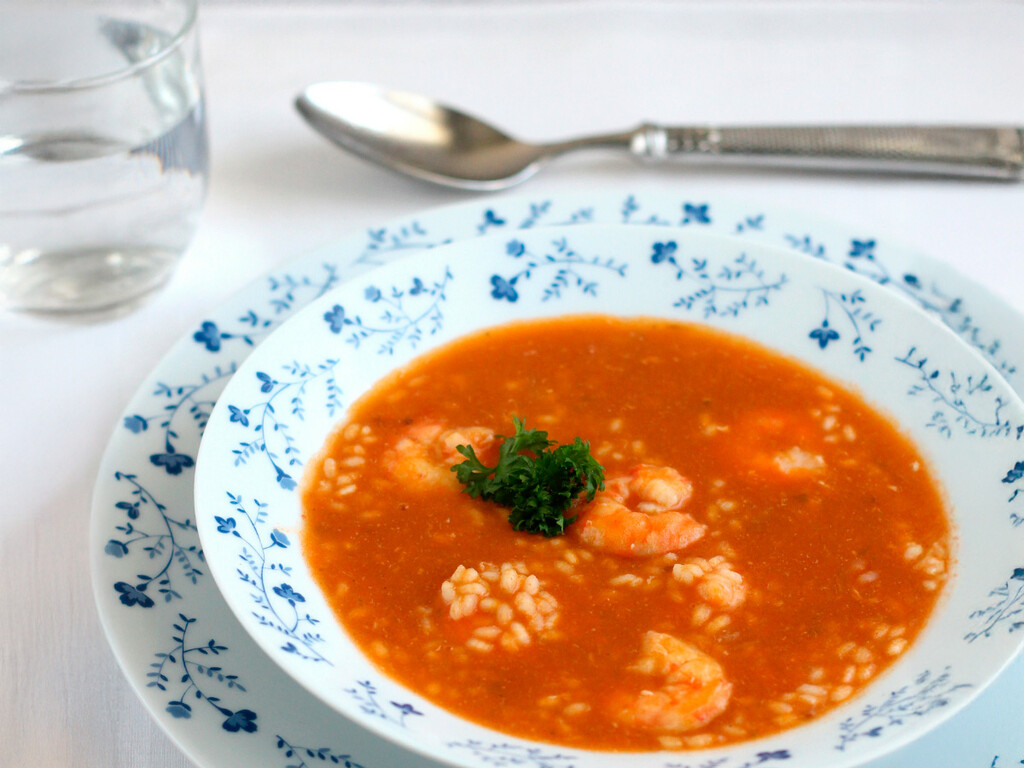 arroz caldoso con langostinos, una receta fácil para compartir arroz caldoso con langostinos, una receta fácil para compartir