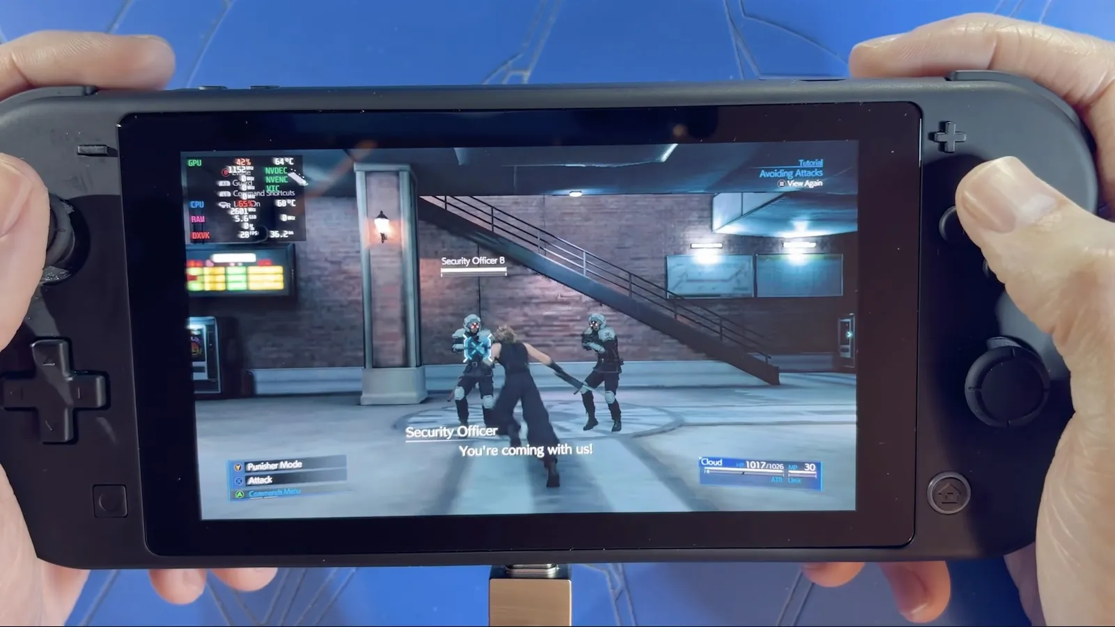 final fantasy vii remake en nintendo switch lite final fantasy vii remake en nintendo switch lite