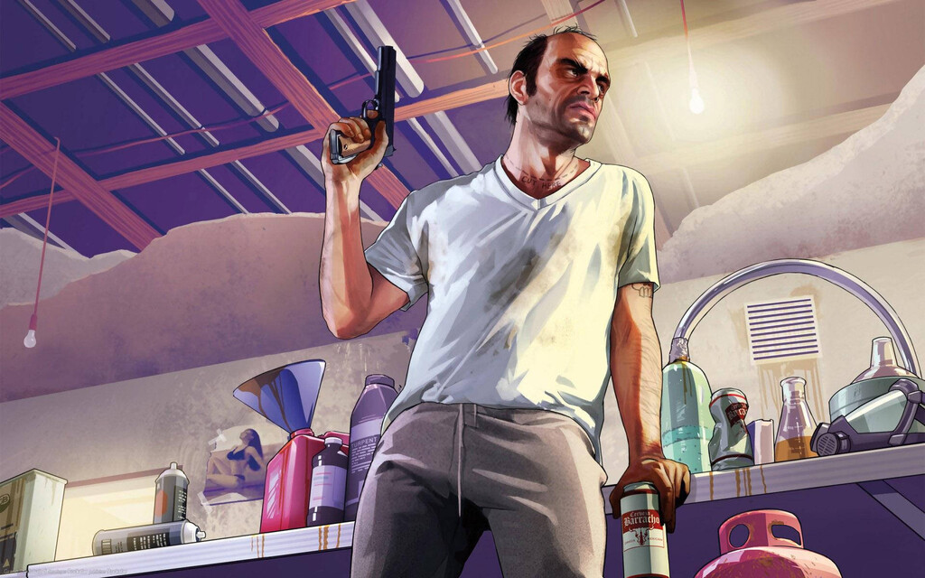 Un vídeo viral de GTA 4 inspiró una de las secuencias más locas de GTA V Un vídeo viral de GTA 4 inspiró una de las secuencias más locas de GTA V
