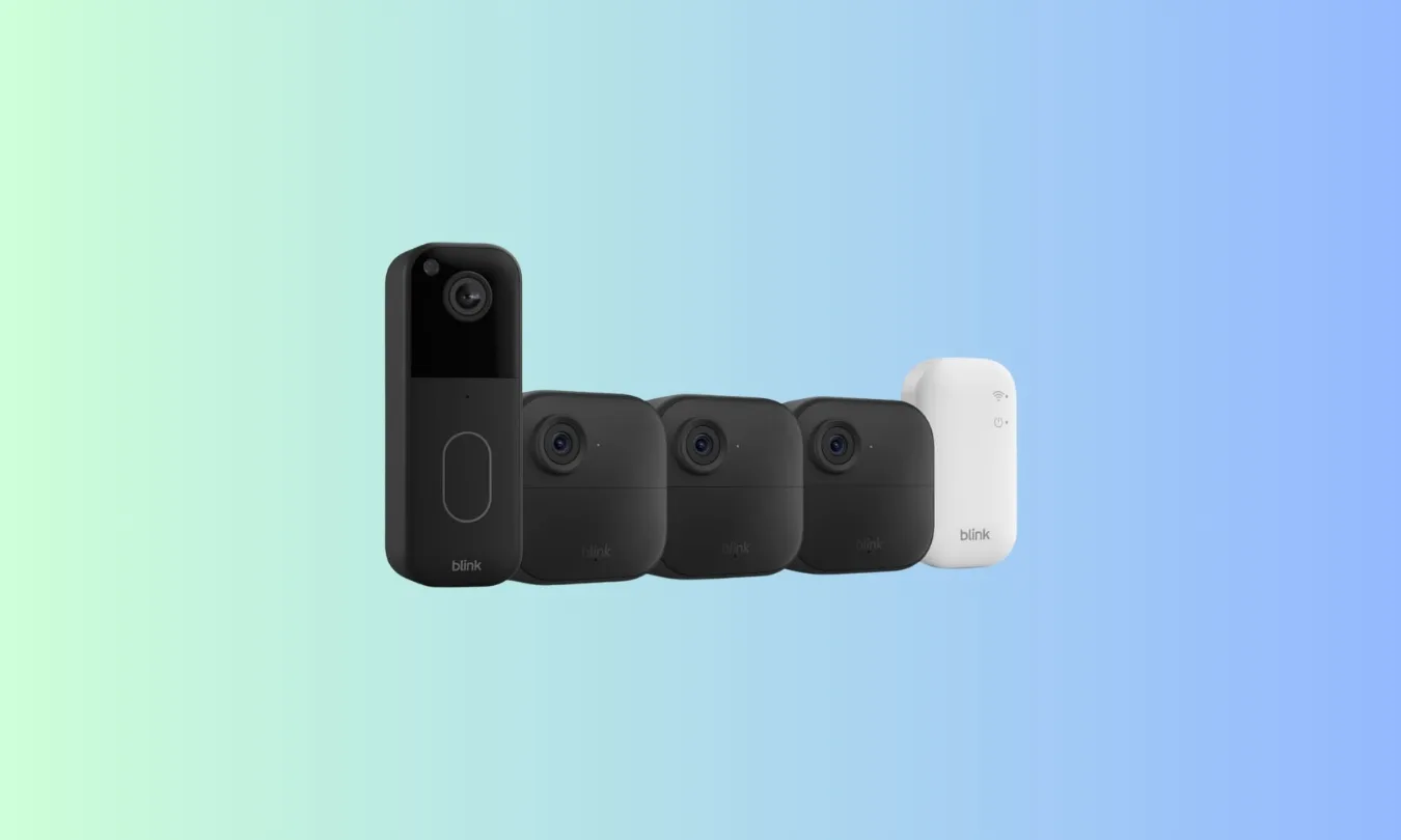 ahorra con el paquete blink video doorbell y 3 cámaras por 103 $ title=