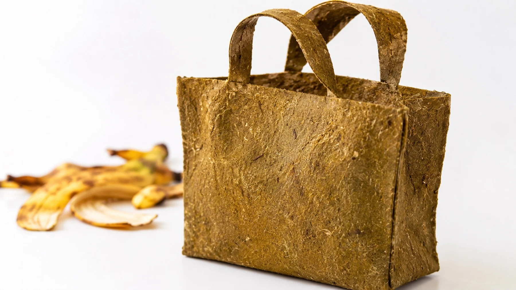 bolsas biodegradables con cáscaras de plátano sustituyen plástico bolsas biodegradables con cáscaras de plátano sustituyen plástico