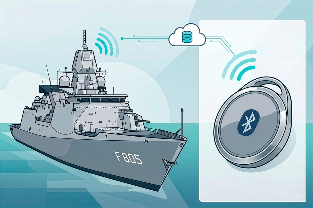 un rastreador bluetooth de pocos euros sigue una fragata de guerra en tiempo real un rastreador bluetooth de pocos euros sigue una fragata de guerra en tiempo real
