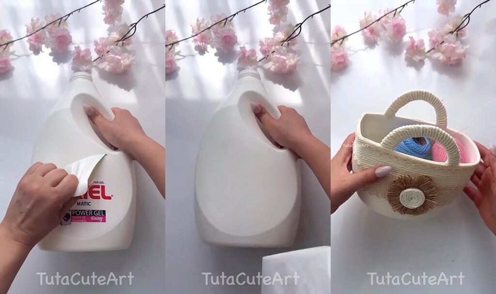 Reutiliza envases de detergente para ordenar tu casa de manera ecofriendly Reutiliza envases de detergente para ordenar tu casa de manera ecofriendly