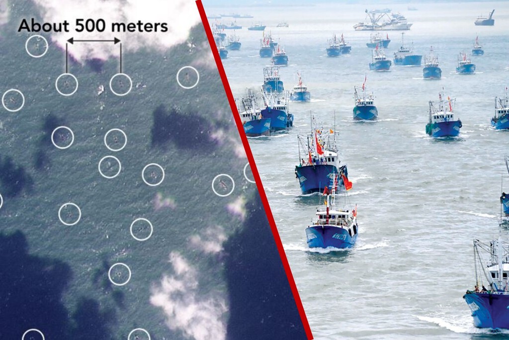 china reúne 2000 barcos pesqueros frente a japón y no van a pescar china reúne 2000 barcos pesqueros frente a japón y no van a pescar