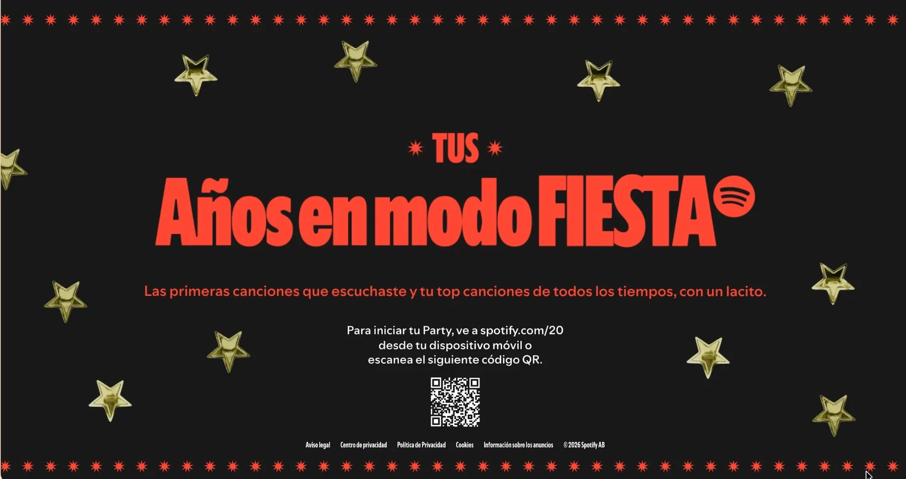 Spotify lanza su Wrapped histórico para su 20 aniversario Spotify lanza su Wrapped histórico para su 20 aniversario